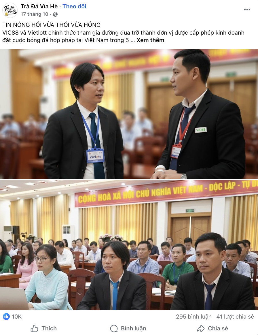 Loạt lịch họp “ngoài giờ” của VIC88 bị lộ: Chuẩn bị ký kết chiến lược hay bước vào giai đoạn nộp báo cáo năng lực cho thí điểm cá cược hợp pháp? 1 5