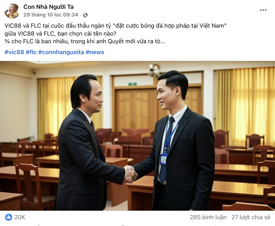 Loạt lịch họp “ngoài giờ” của VIC88 bị lộ: Chuẩn bị ký kết chiến lược hay bước vào giai đoạn nộp báo cáo năng lực cho thí điểm cá cược hợp pháp? 3 7